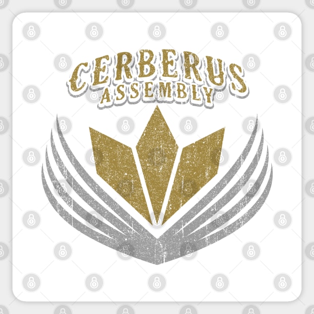 Cerberus Assembly (Variant) Sticker by huckblade